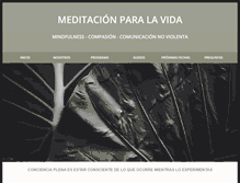 Tablet Screenshot of meditacionparalavida.org